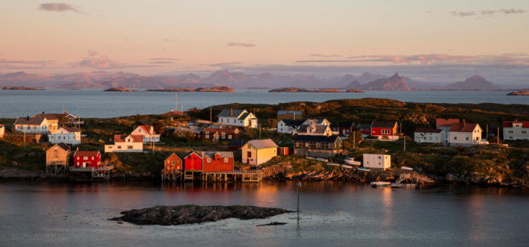 Norvegian remote village